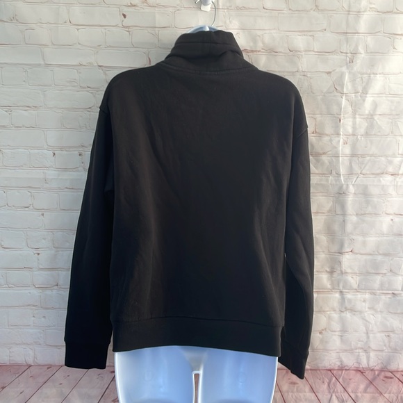 PINK Victoria’s Secret black sweatshirt size XS - Picture 3 of 6
